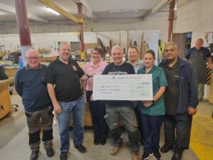 Barchester Healthcare Donation Cheque